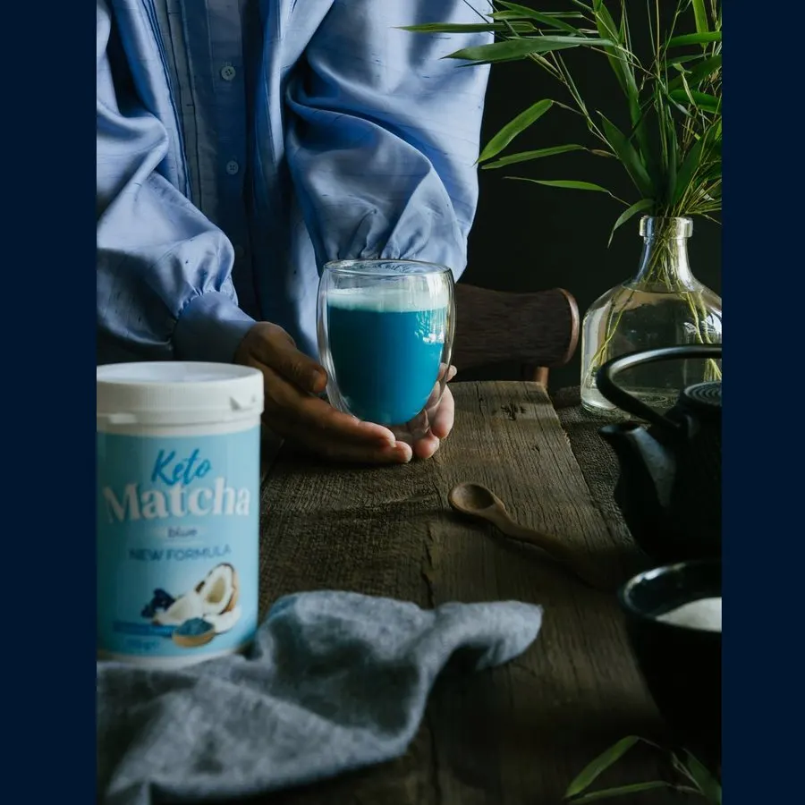 Keto Matcha Blue — Fotografia