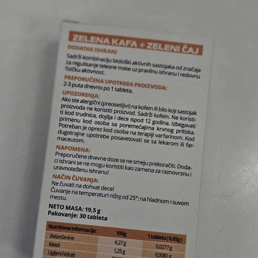 Zelena Kafa + Zeleni Čaj — slika 1